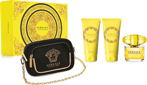 versace gift set with wallet|Versace gift set yellow diamond.